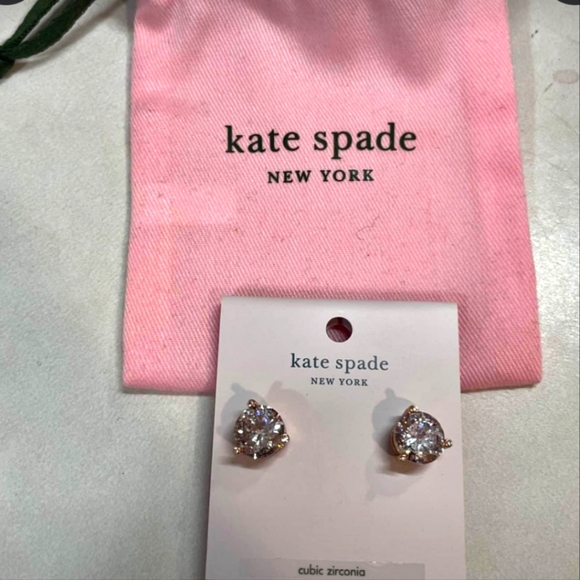 Kate Spade cubic zirconia earrings